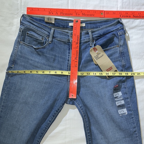 4th- Levi's 505 Straight Street Classic Jeans - Picture 10 of 11